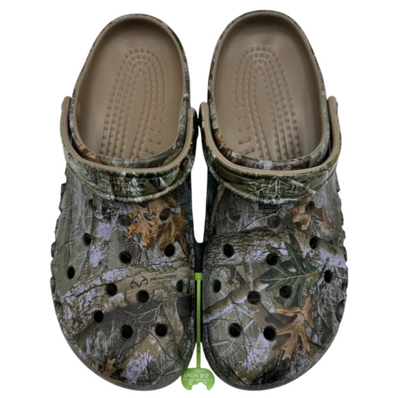 Crocs Baya Realtree APX Edge Camo Clogs Unisex M6 W8 Slip On Shoes New main image 14